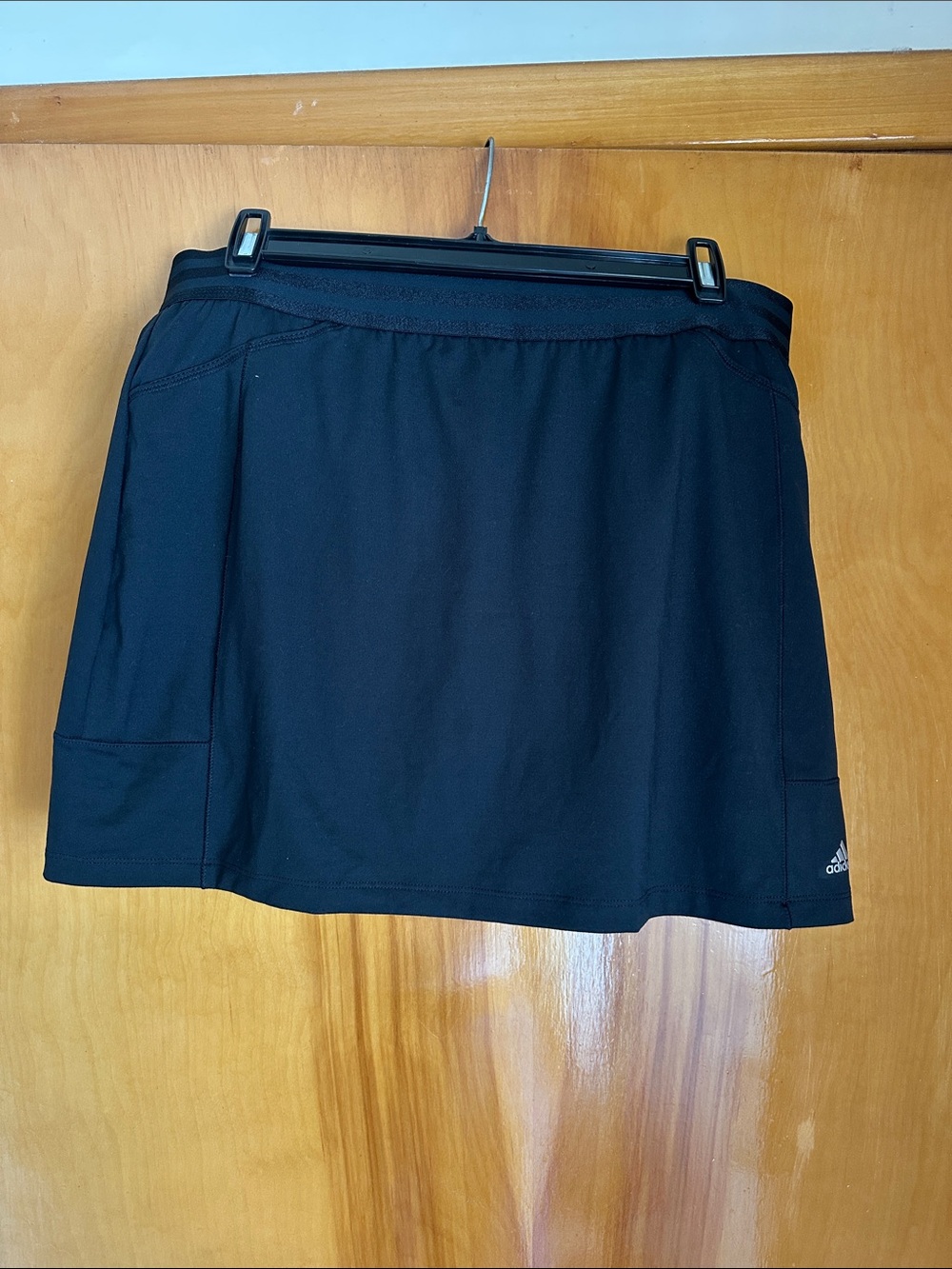 adidas Black Active Tennis Skort with Logo